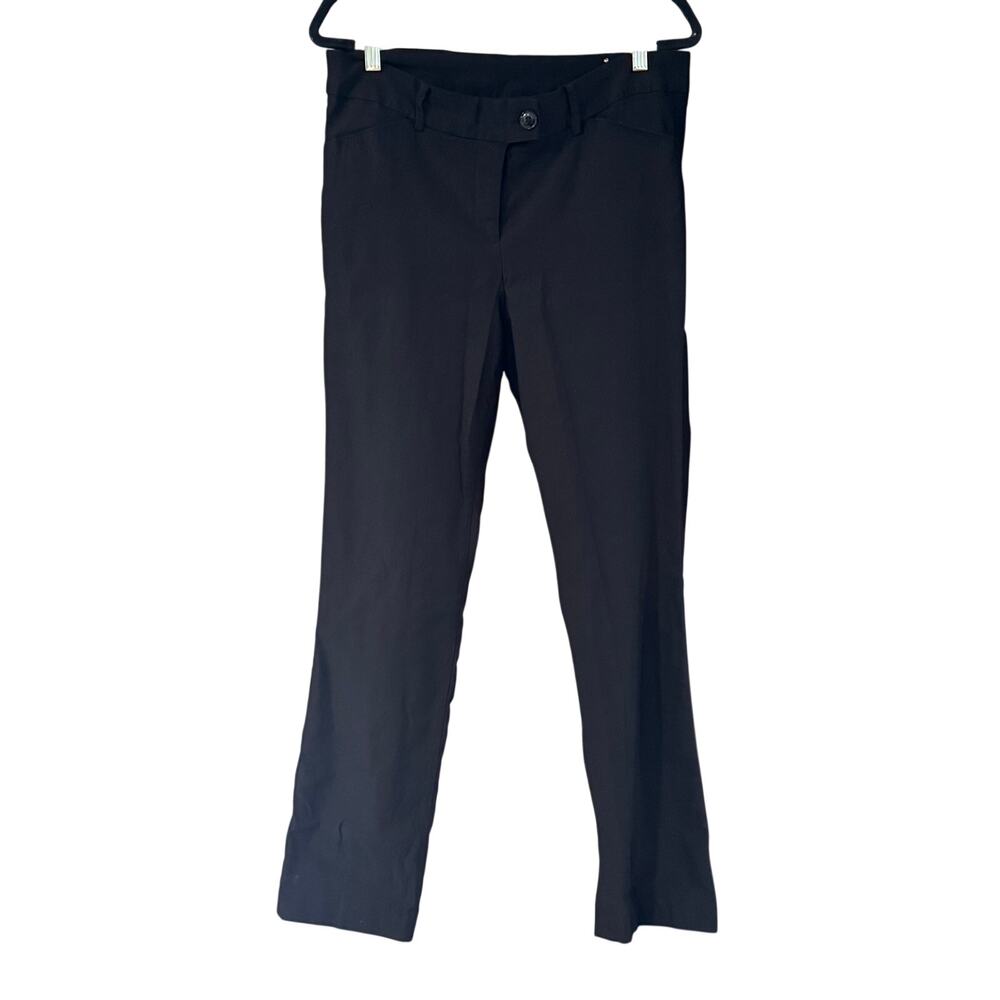 Lane Bryant Black Career Pants Size 16R Stretch Straight Leg Dress Pants